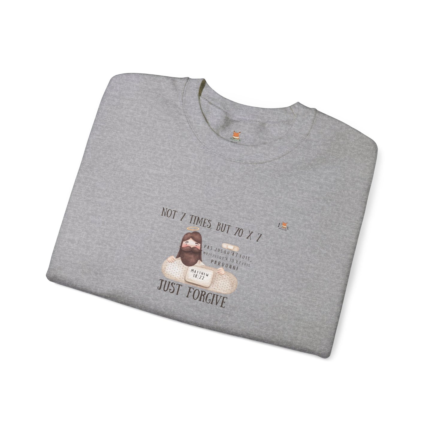 Just Forgive [Eng, French]- Unisex Crewneck Sweatshirt