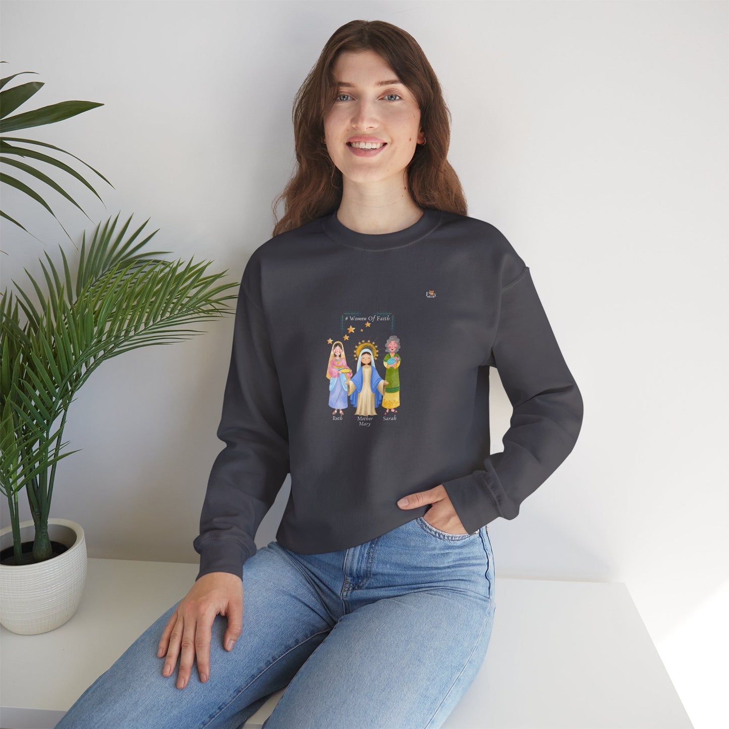 Women Of Faith- Unisex 2 sides -Crewneck Sweatshirt