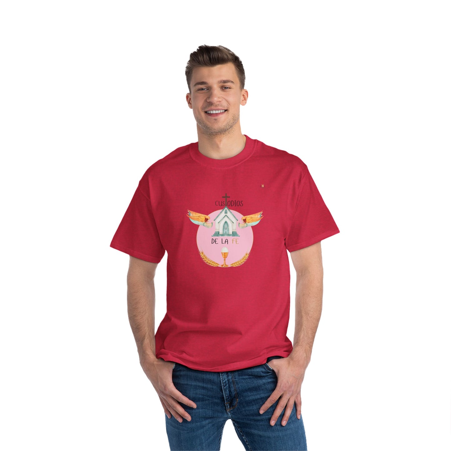 Custodios de la Fe [Pink Logo] T-Shirt