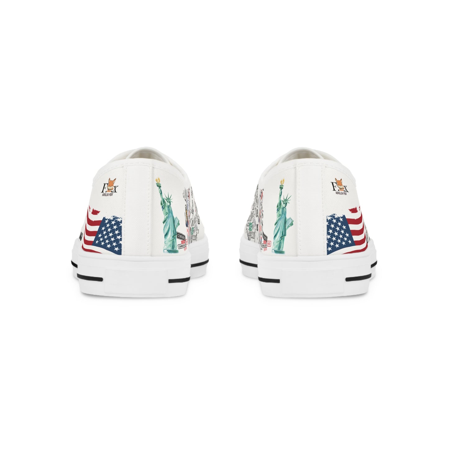 Donald Trump- President Edition - White Background Men's Sneakers