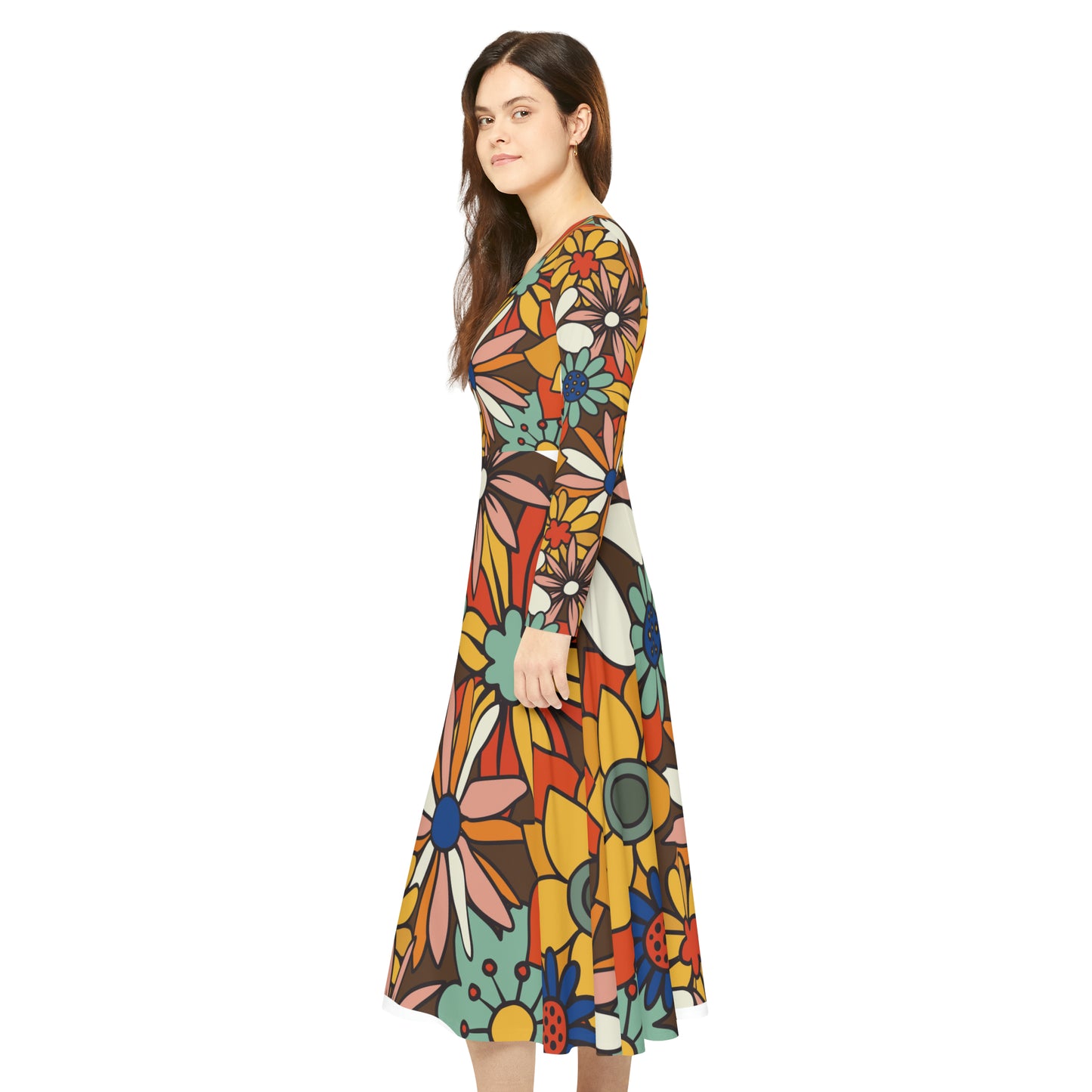 Flower Is My World- Long Sleeve Dress Collection
