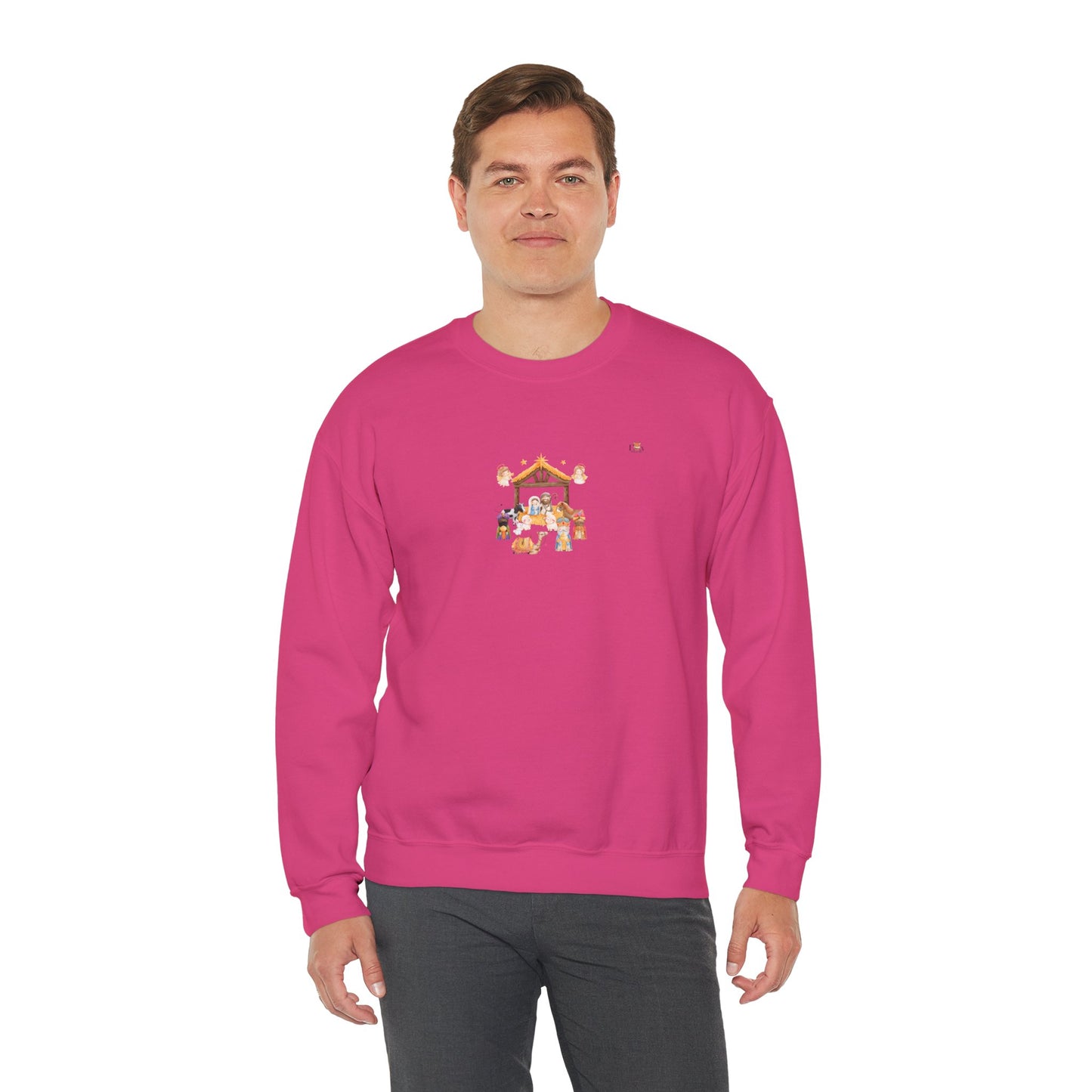 Christmas Crib- Unisex Crewneck Sweatshirt