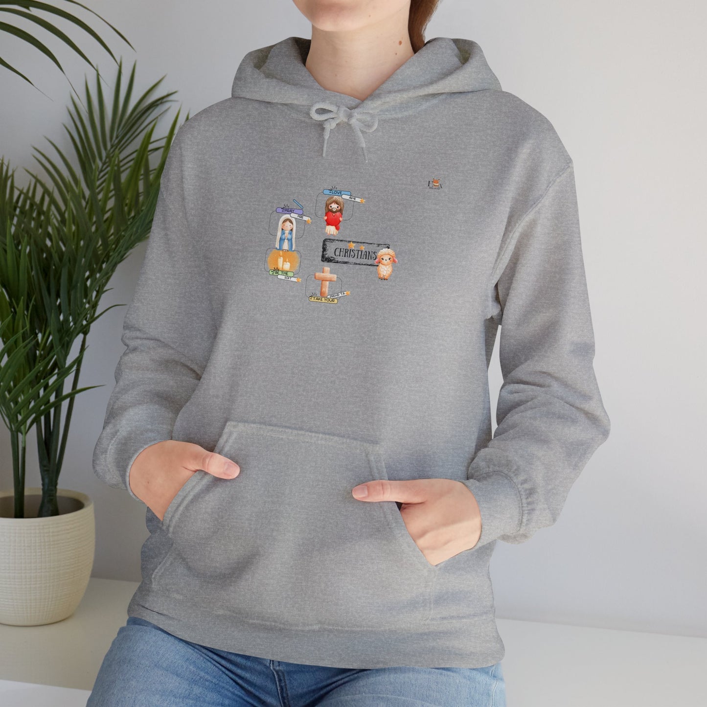 Christians Behaviours Lamb [Bilingual Eng-Fr] -Hoodie Sweatshirt