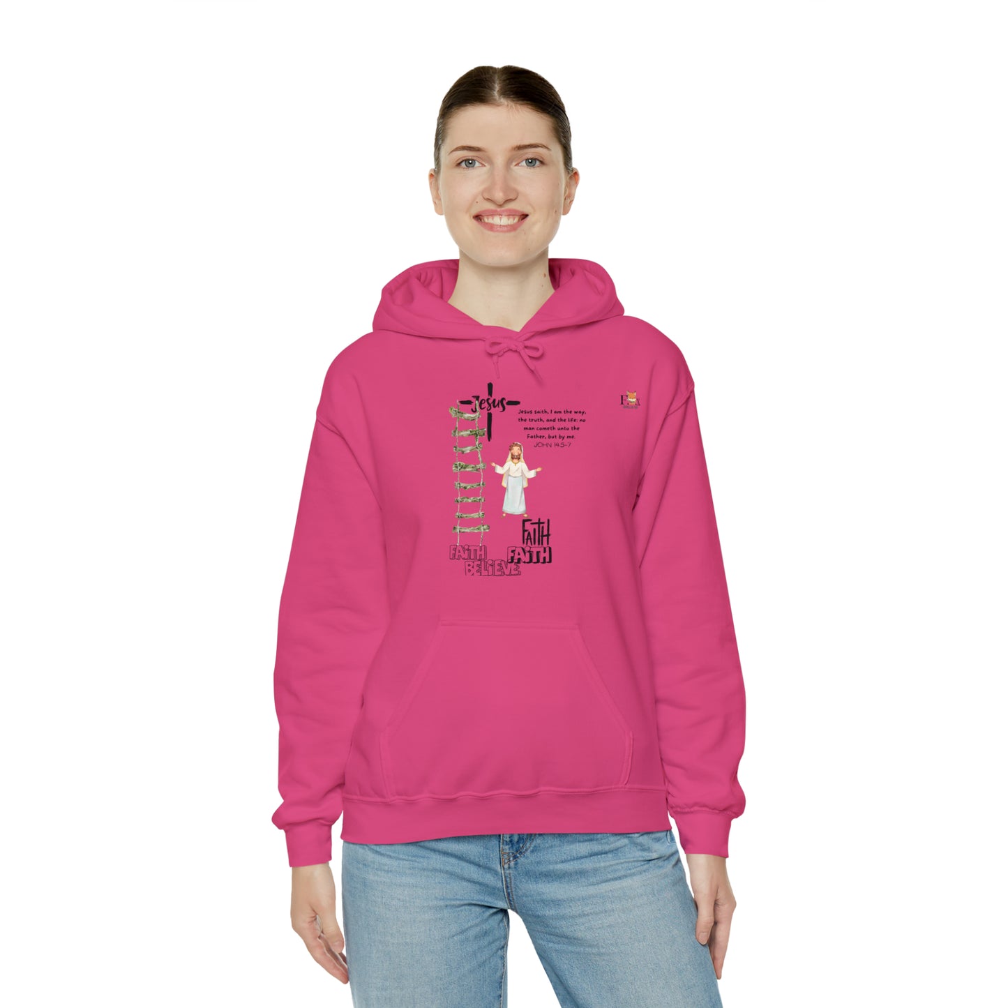 I am the way, the true and the life- Unisex Hooded Sweatshirt