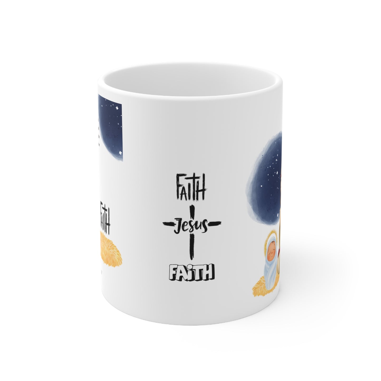 Mary & The Birth of Jesus- Ceramic Mug- Ceramic Mug 11oz