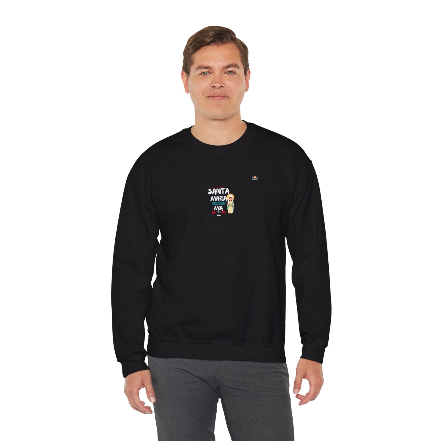 Santa Maria Madre Mia te Amo- Unisex Crewneck Sweatshirt