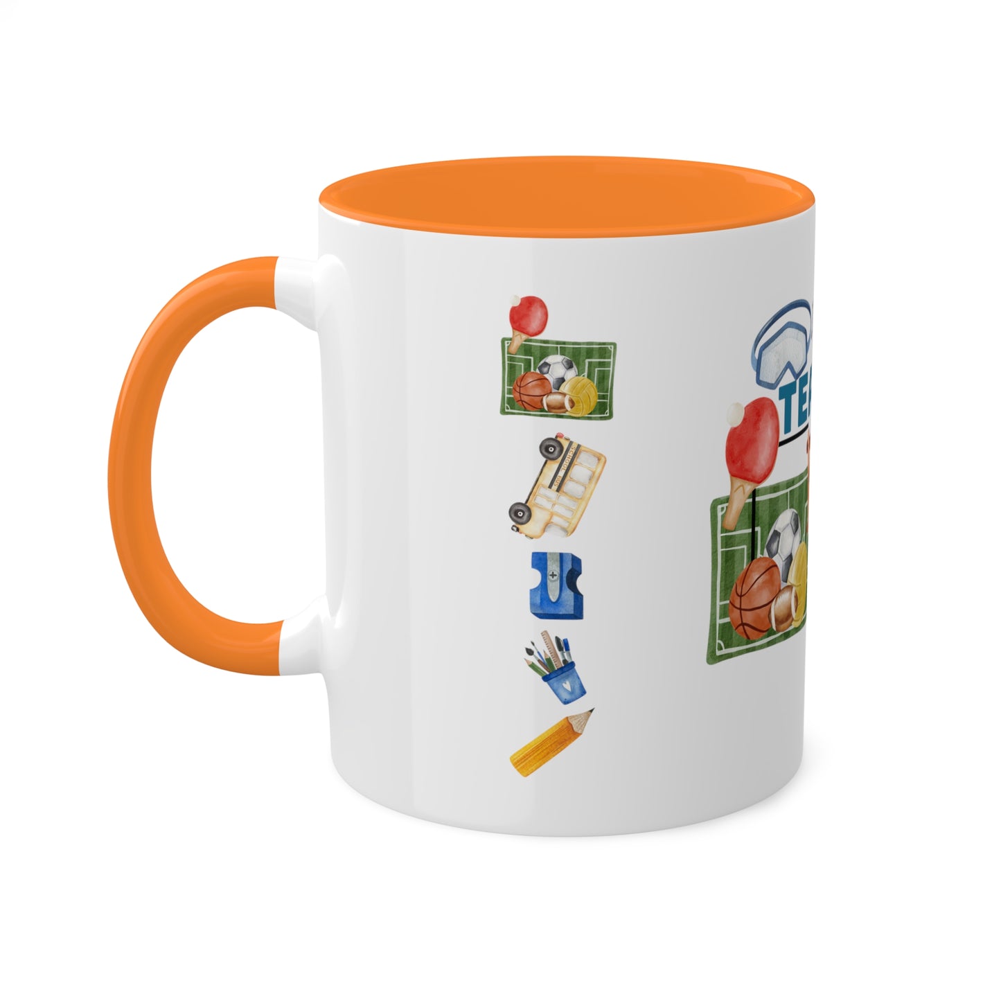 I'm The Teacher- Gym man Colorful Mugs [2 colours], 11oz