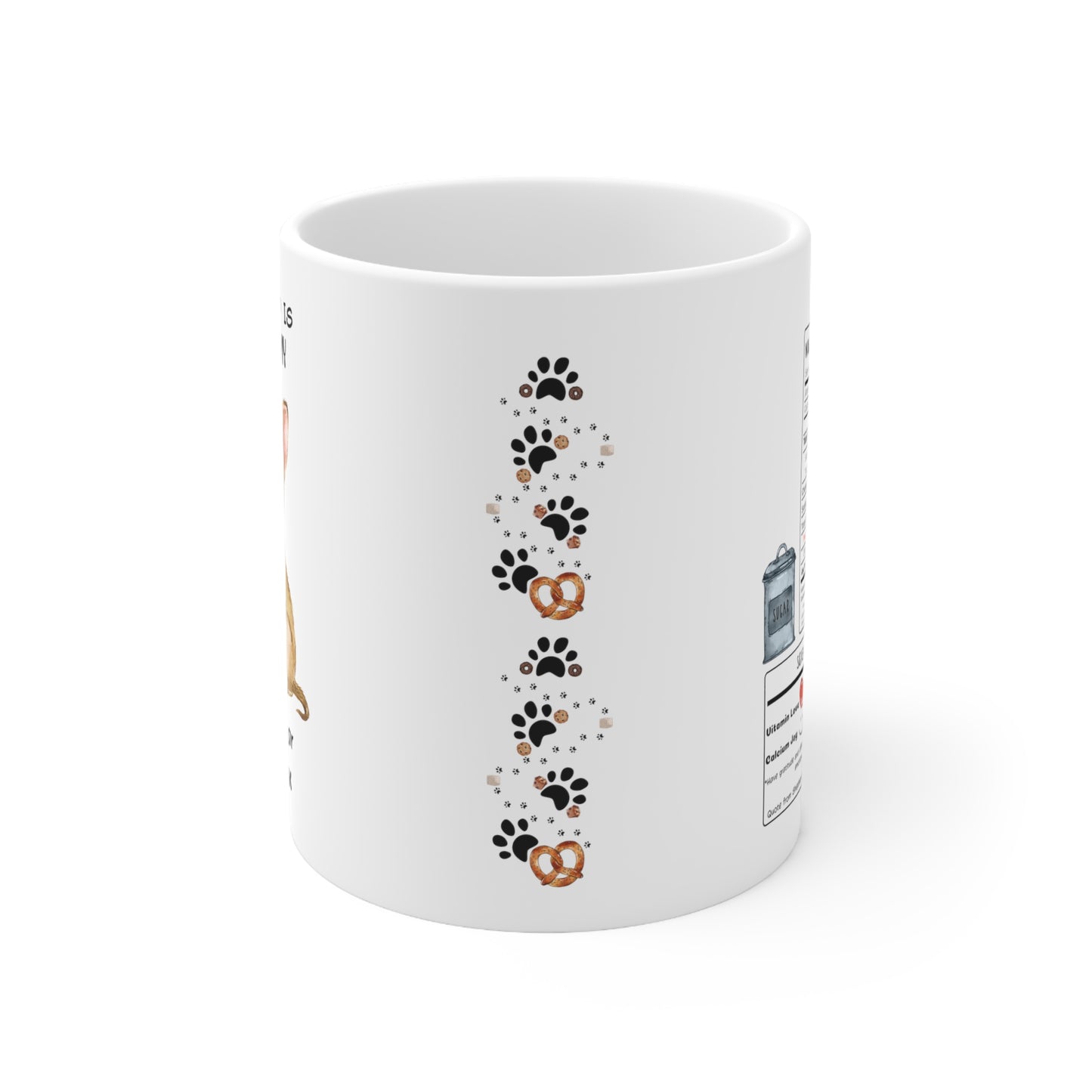 All i need is coffee and my dog - Chihuahua Light Brown Ceramic Mug 11oz