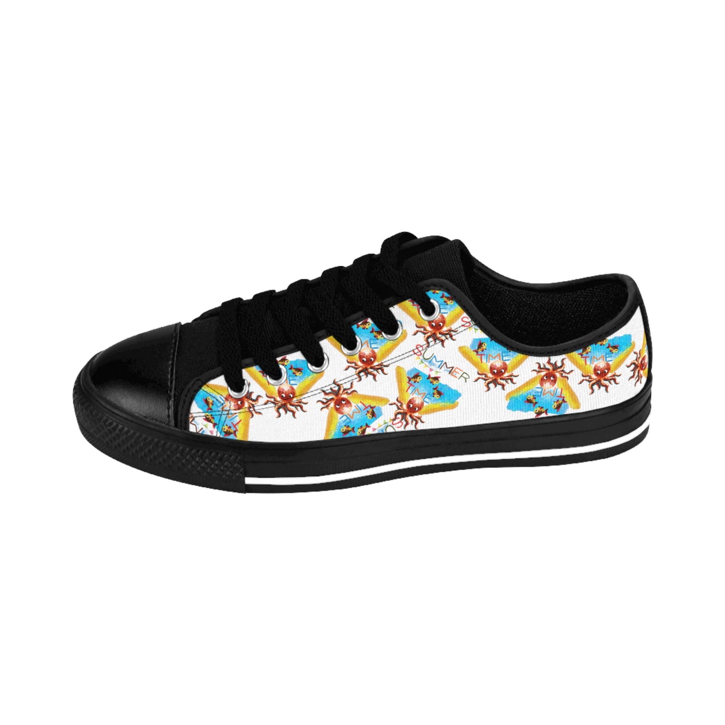 Swimming & Pulp Summer Time- NYLON Women's Sneakers