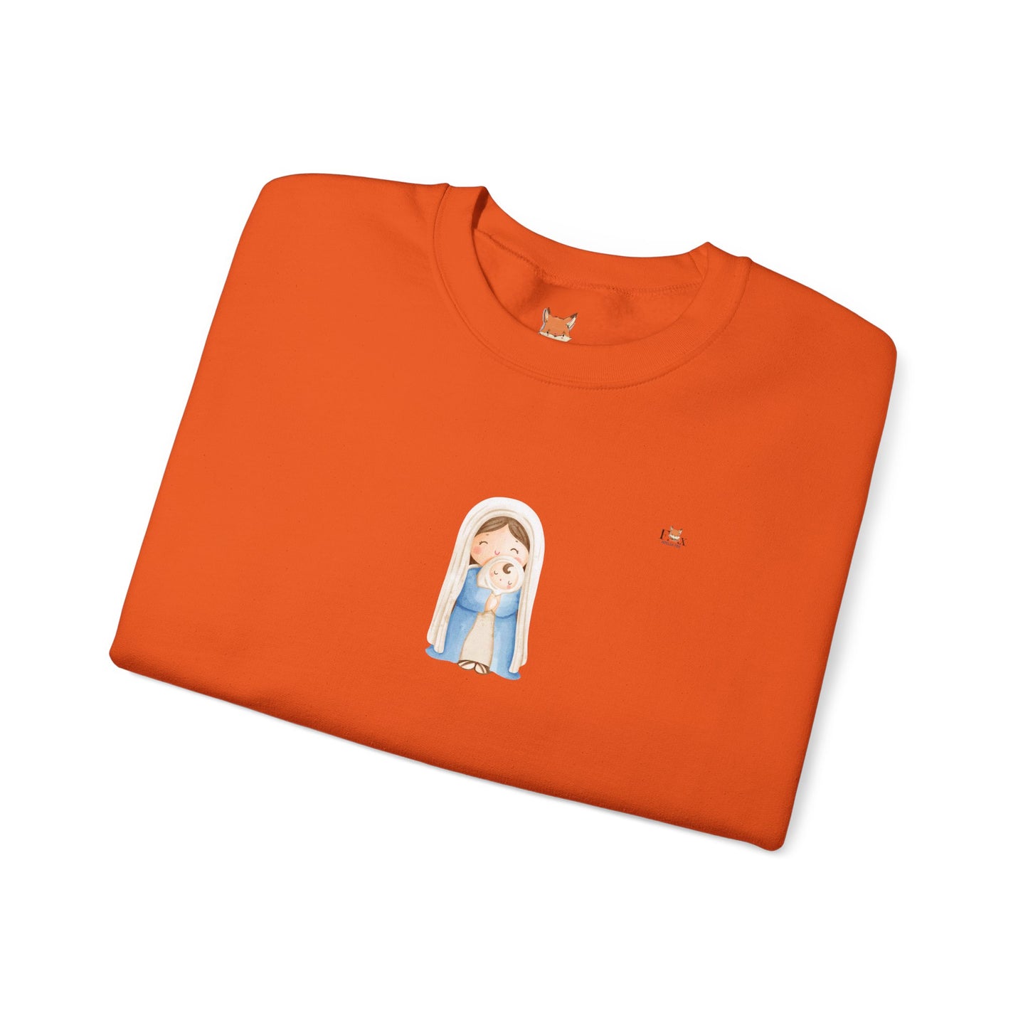 Mother Mary and Baby Jesus- Unisex Crewneck Sweatshirt