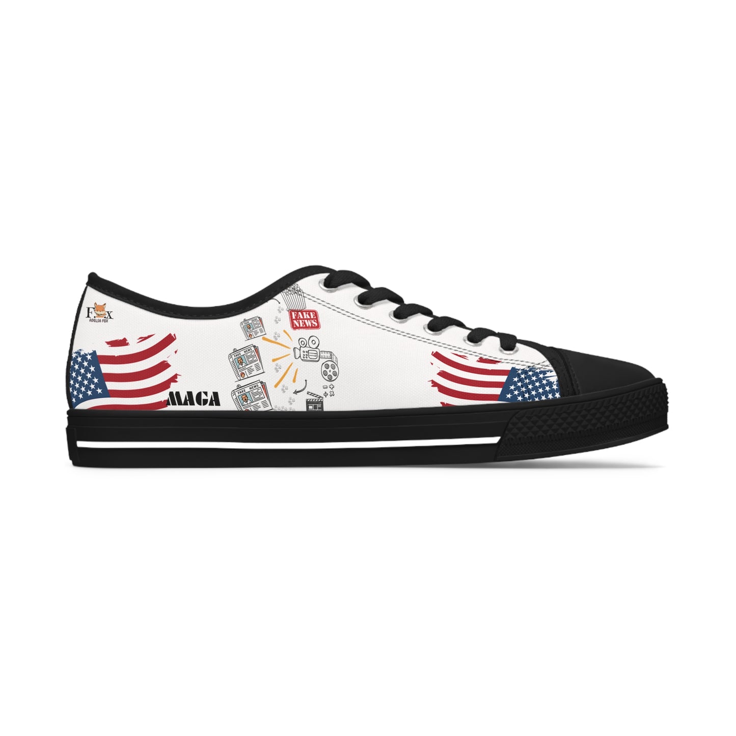 Donald Trump- President Edition - White Background Women's Sneakers