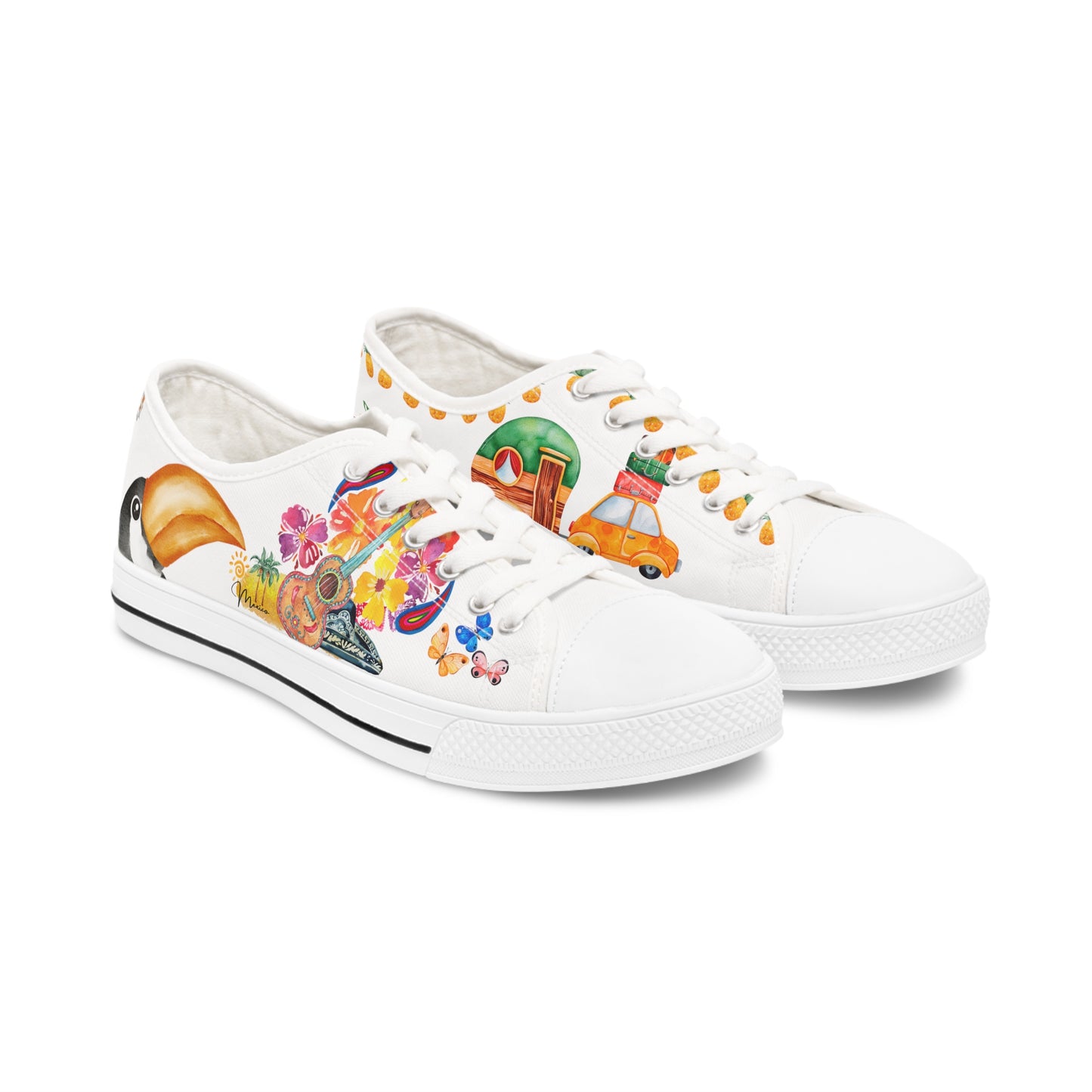 Mexico is calling & i must Go- Travel Edition - White Background Sneakers