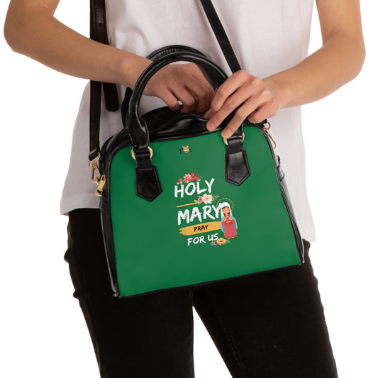 Mary Pray for Us- 2 design- Shoulder Handbag