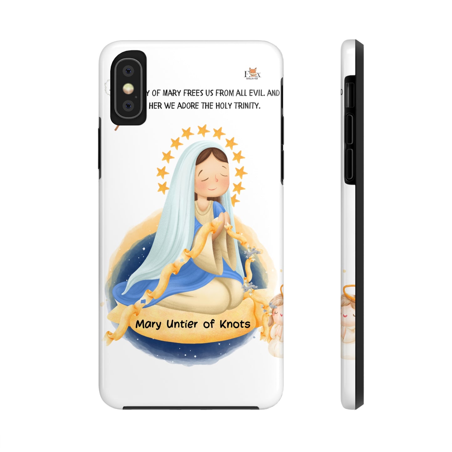 Mary Untier of knots- 25 sizes Tough Phone Cases