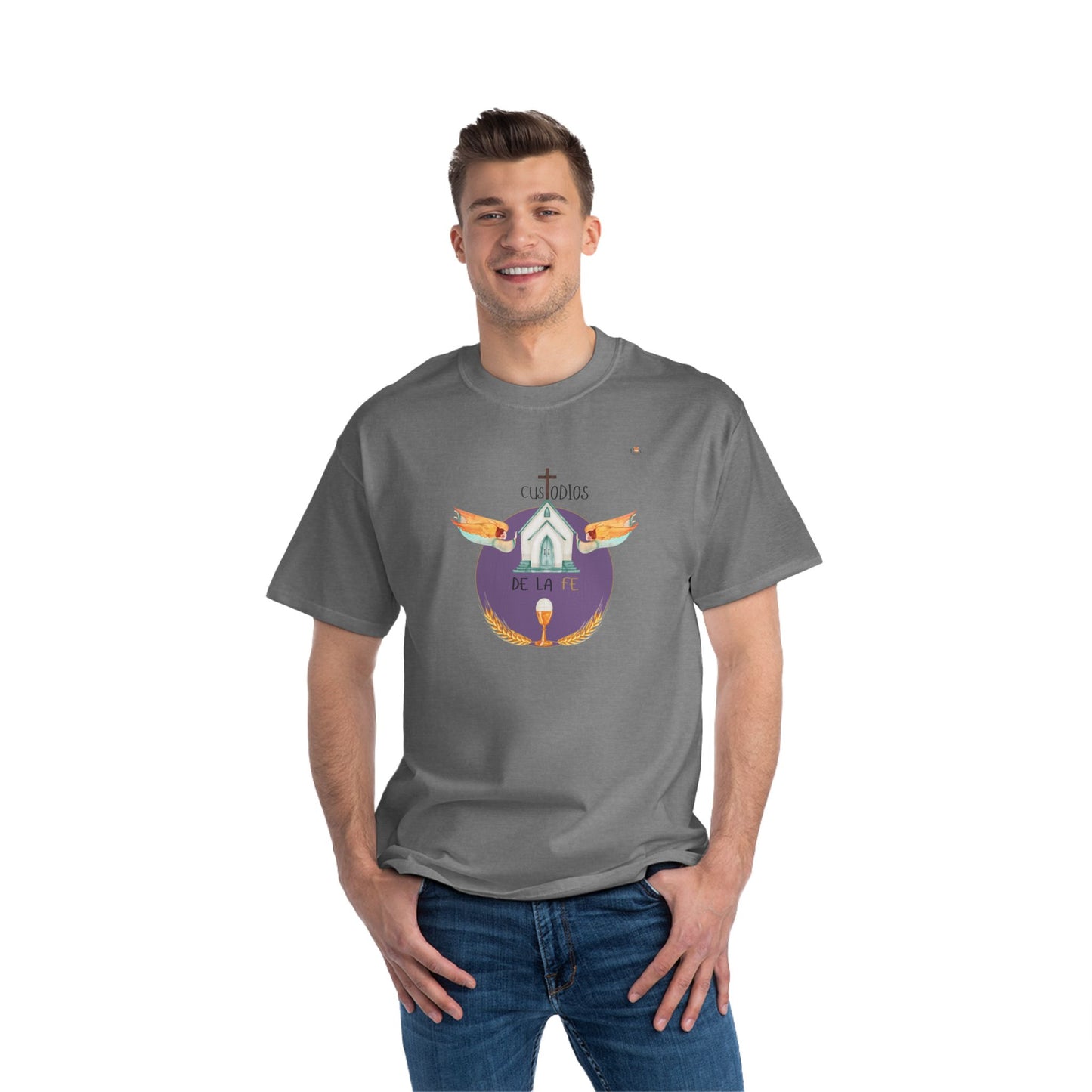 Custodios de la Fe [Purple Logo] Unisex T-Shirt