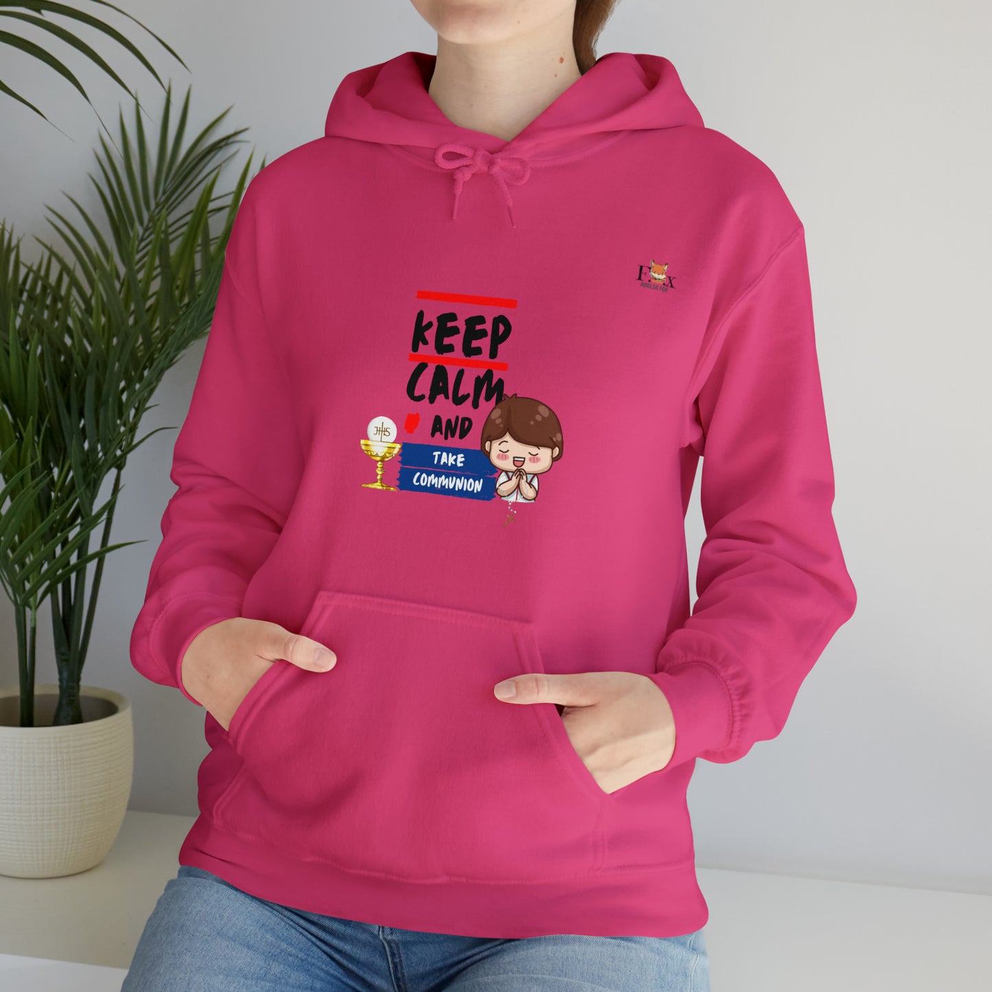 Keep Calm & take Communion- Unisex Hooded Sweatshirt