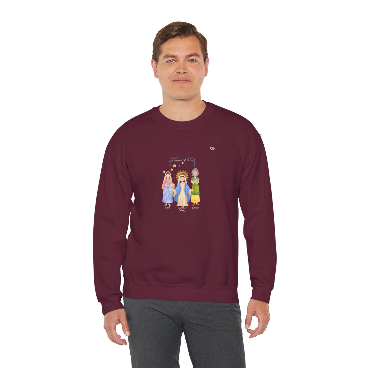 Women Of Faith- Unisex 2 sides -Crewneck Sweatshirt