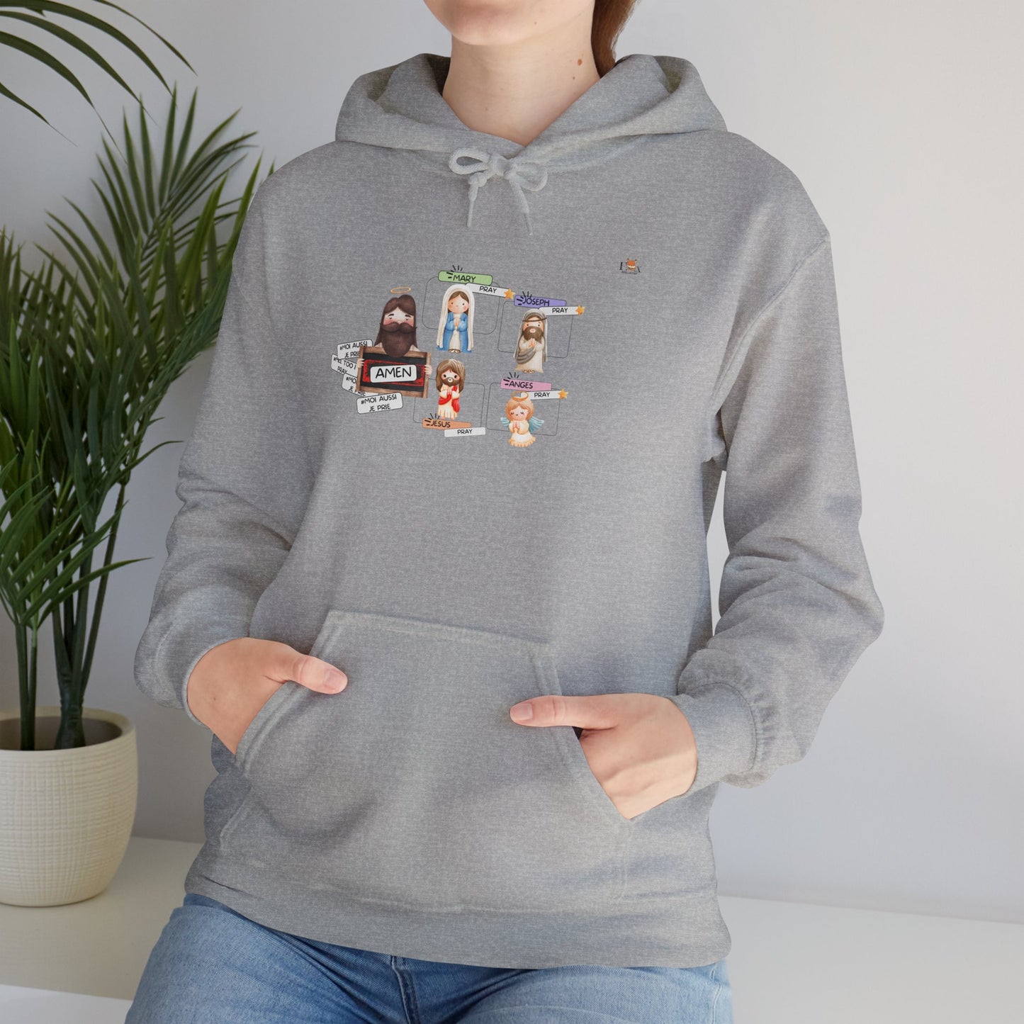 Mee Too I Pray [Bilingual Eng-Fr] -Hoodie Sweatshirt