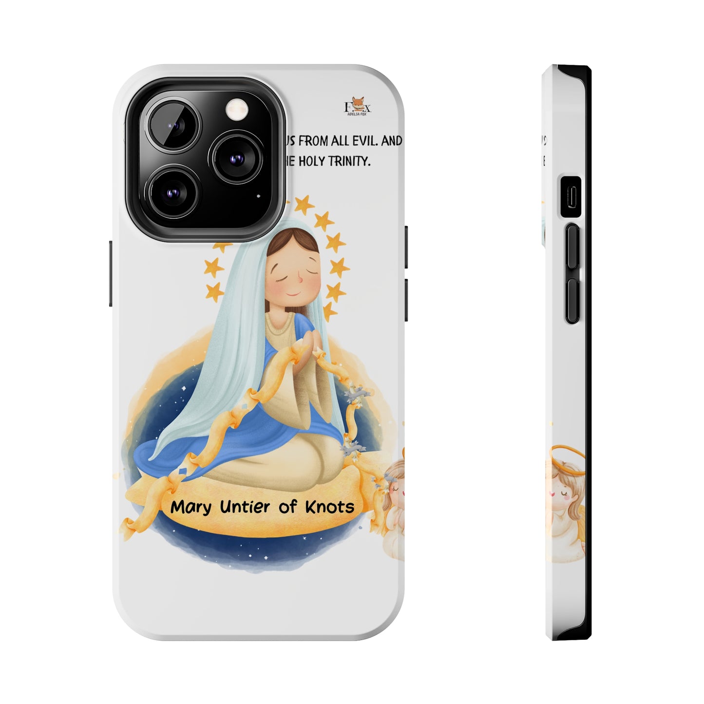 Mary Untier of knots- 25 sizes Tough Phone Cases