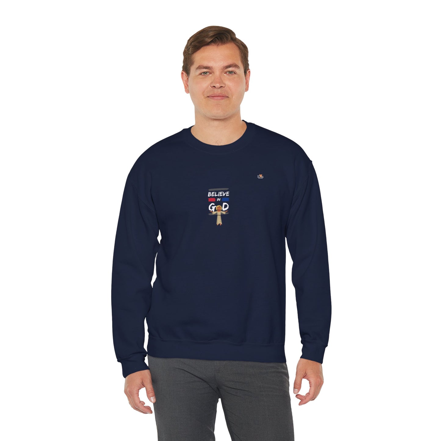 Believe In God- Unisex Crewneck Sweatshirt