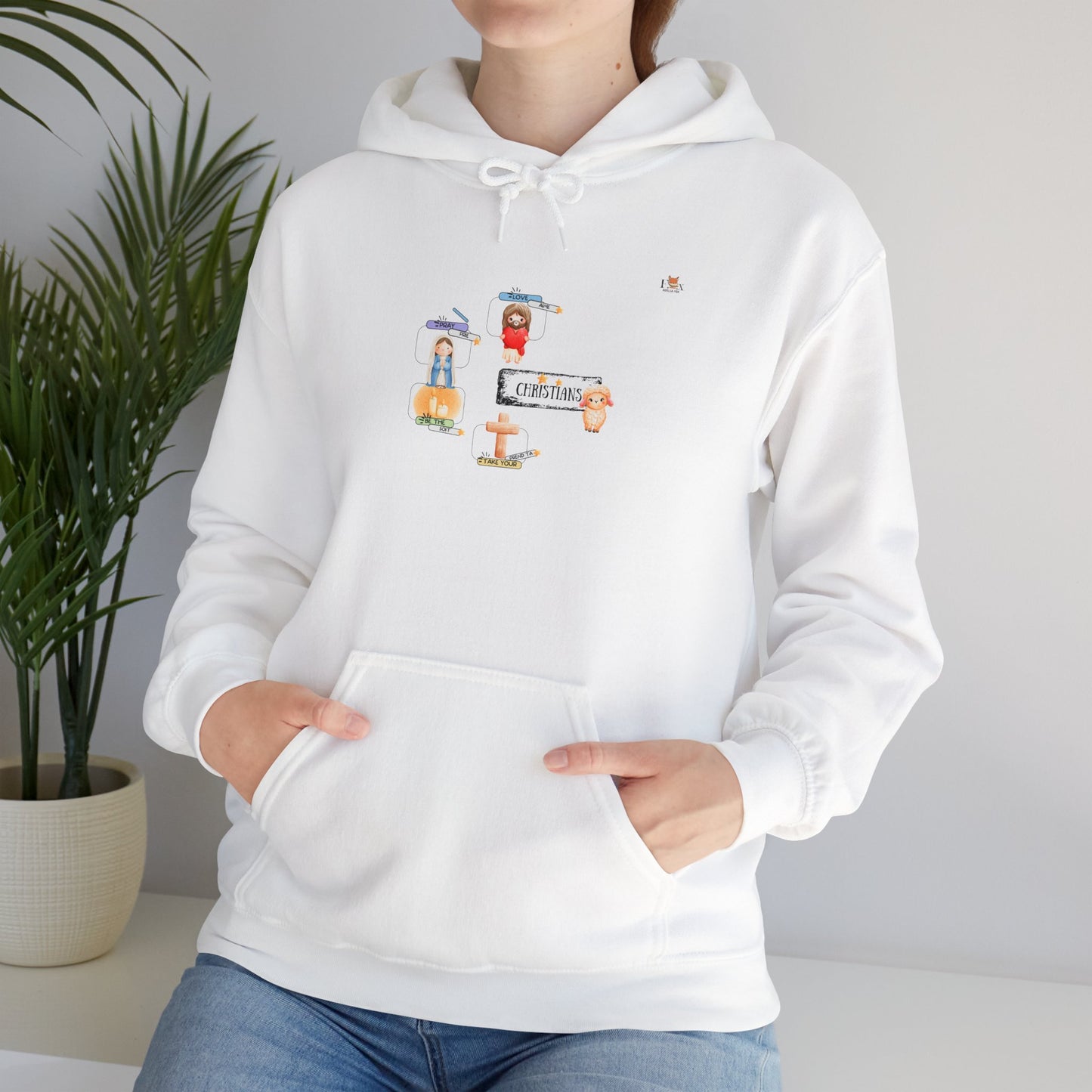 Christians Behaviours Lamb [Bilingual Eng-Fr] -Hoodie Sweatshirt