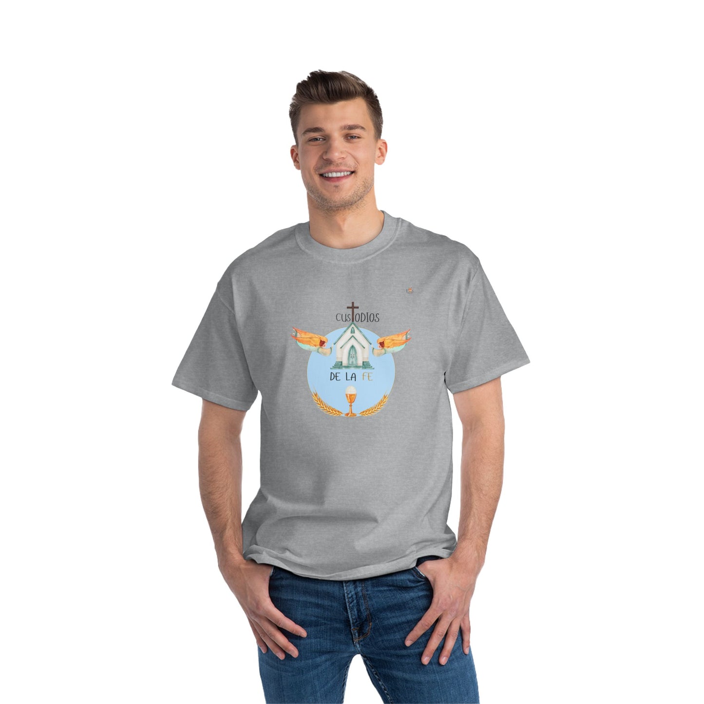 Custodios de la Fe [Blue Logo] Unisex-T-Shirt