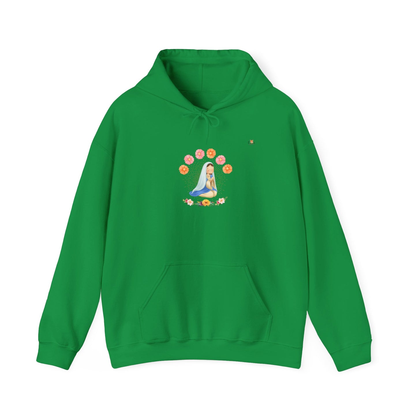 Mary Pray and Flowers-  Hoodie Sweatshirt