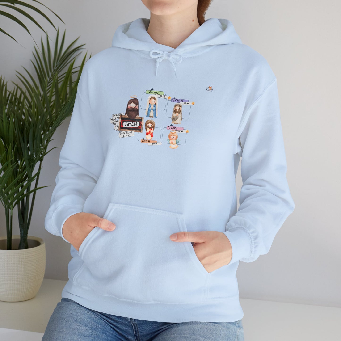 Mee Too I Pray [Bilingual Eng-Fr] -Hoodie Sweatshirt