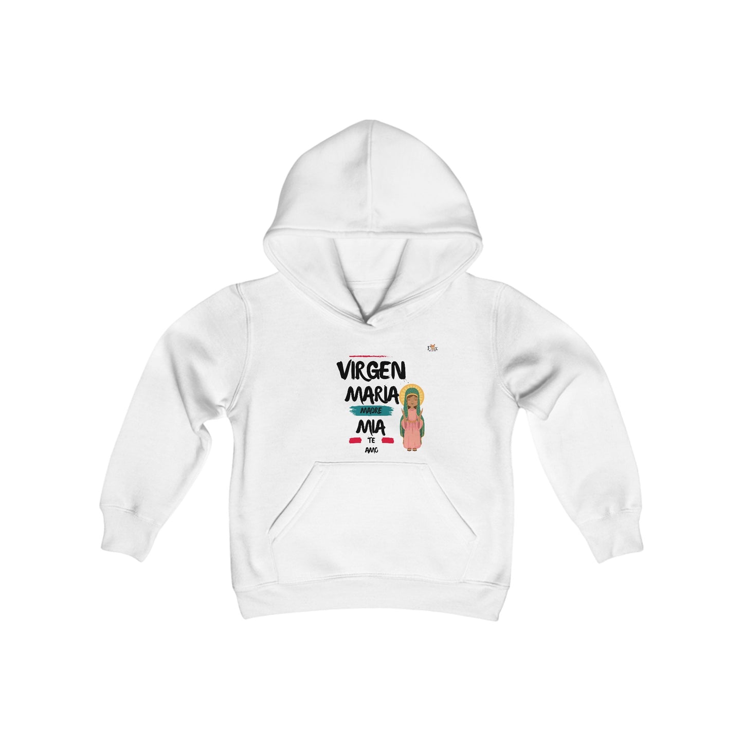 Virgen Maria Madre Mia Te Amo- Hooded Sweatshirt