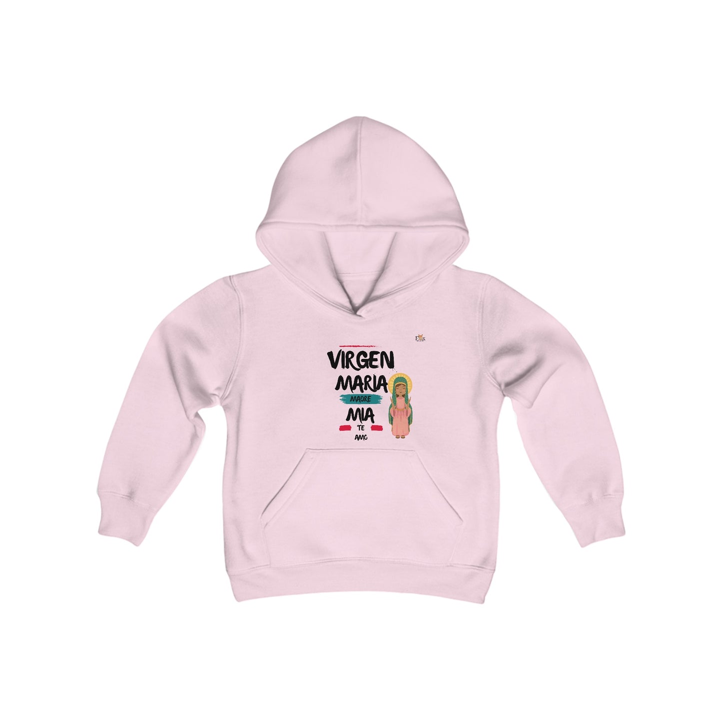 Virgen Maria Madre Mia Te Amo- Hooded Sweatshirt