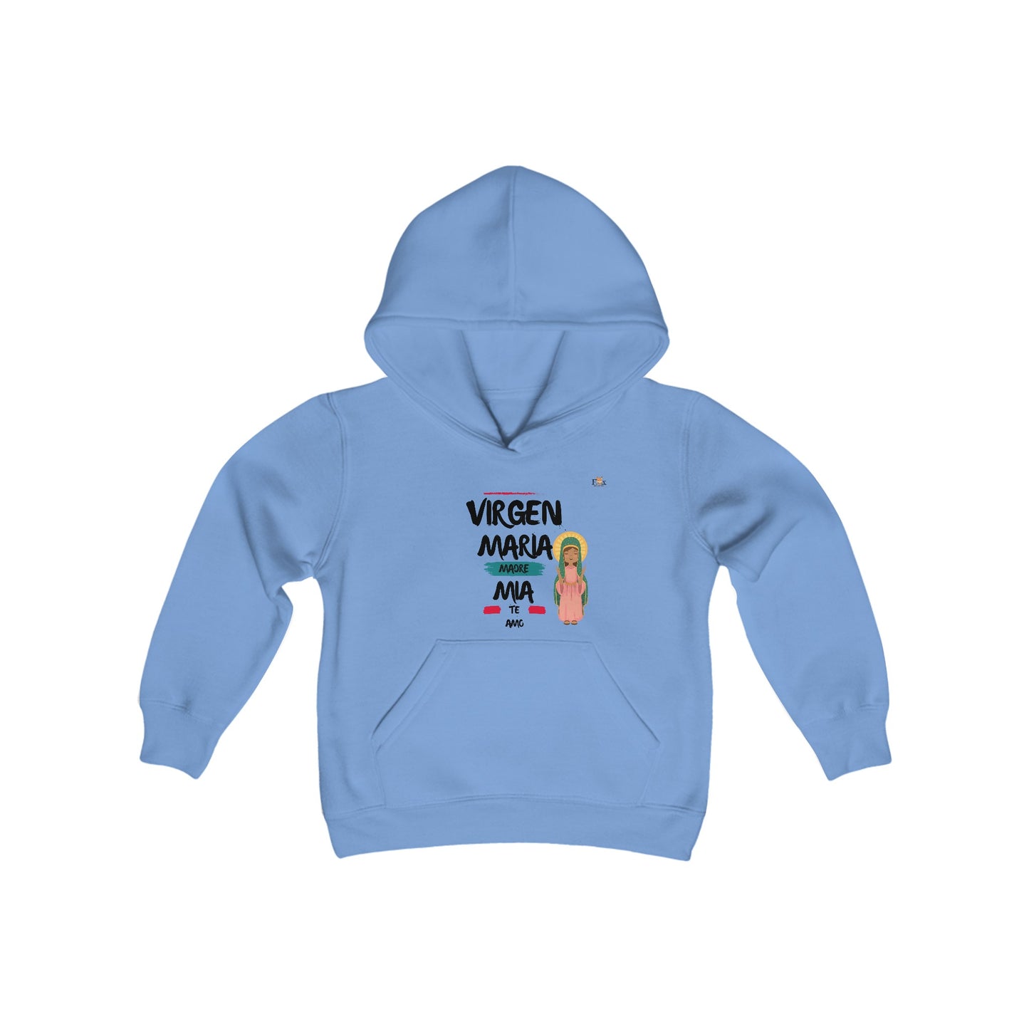 Virgen Maria Madre Mia Te Amo- Hooded Sweatshirt