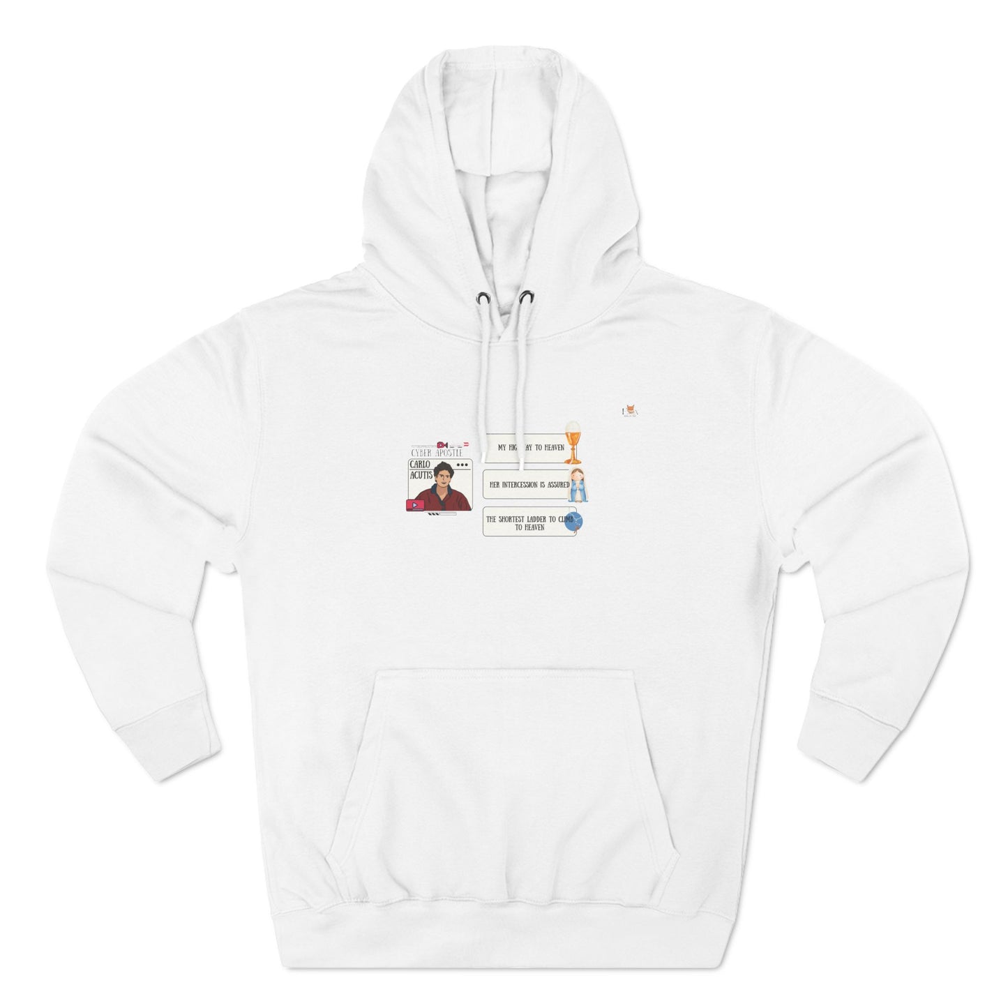 The Cyber Apostle Carlo Acutis- Premium Fleece [PF] Hoodie