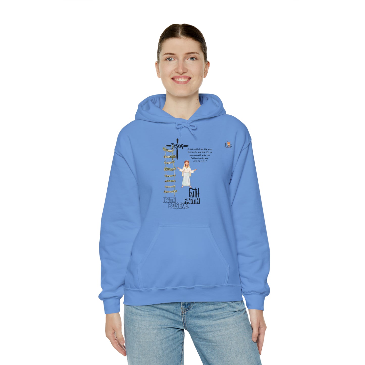 I am the way, the true and the life- Unisex Hooded Sweatshirt