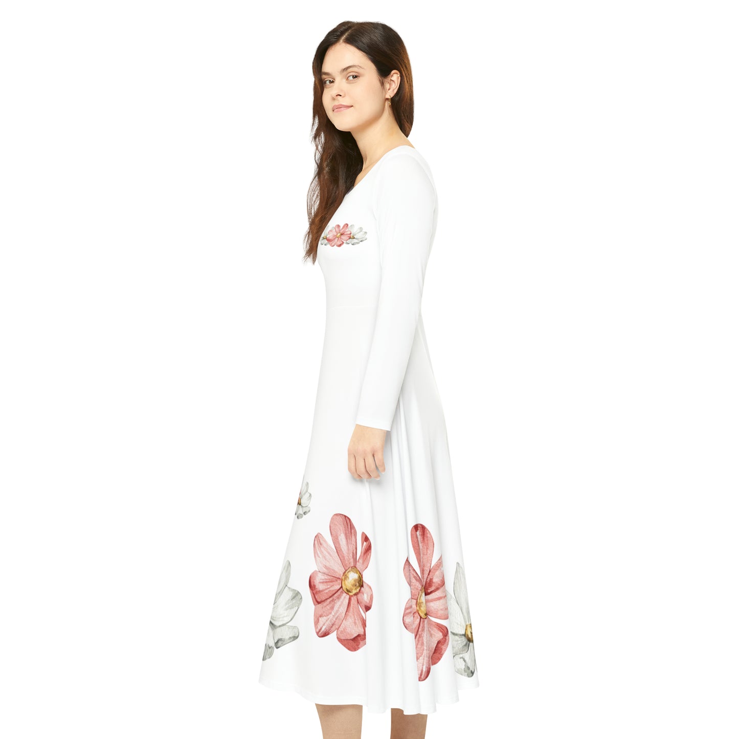 Flower in Paris -Long Sleeve Dress Collection