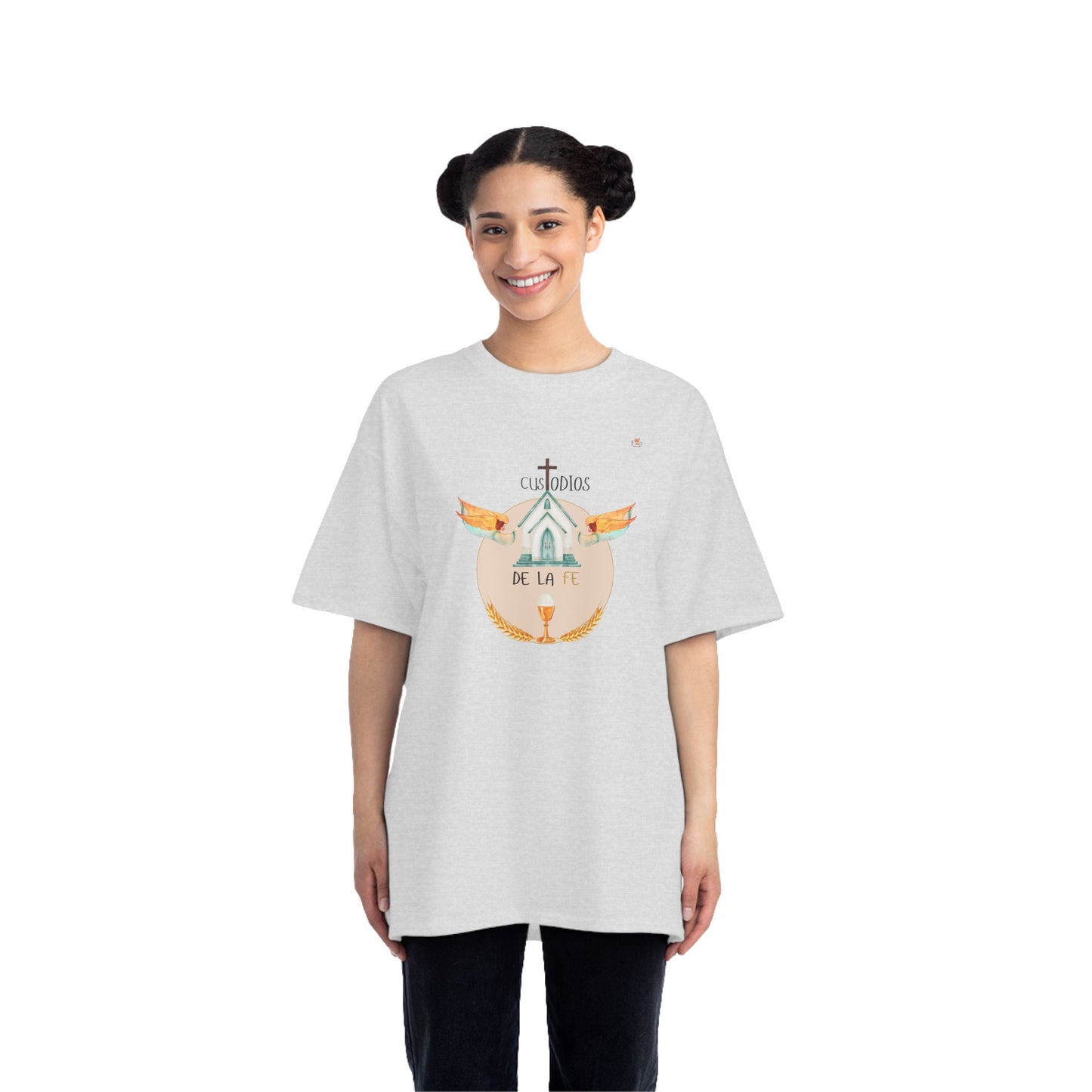 Custodios de la Fe [Kaki Logo] Unisex-T-Shirt