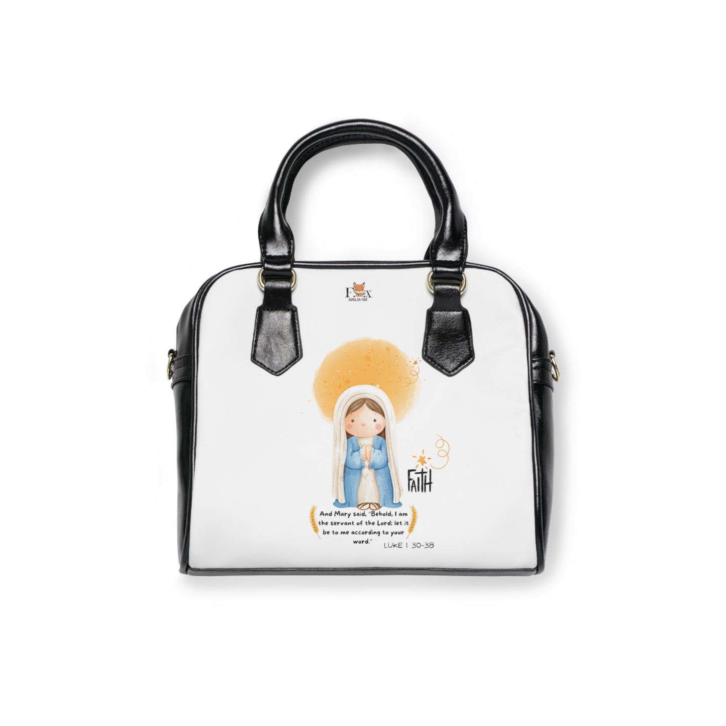 Mary and Faith- 2 design- Shoulder Handbag