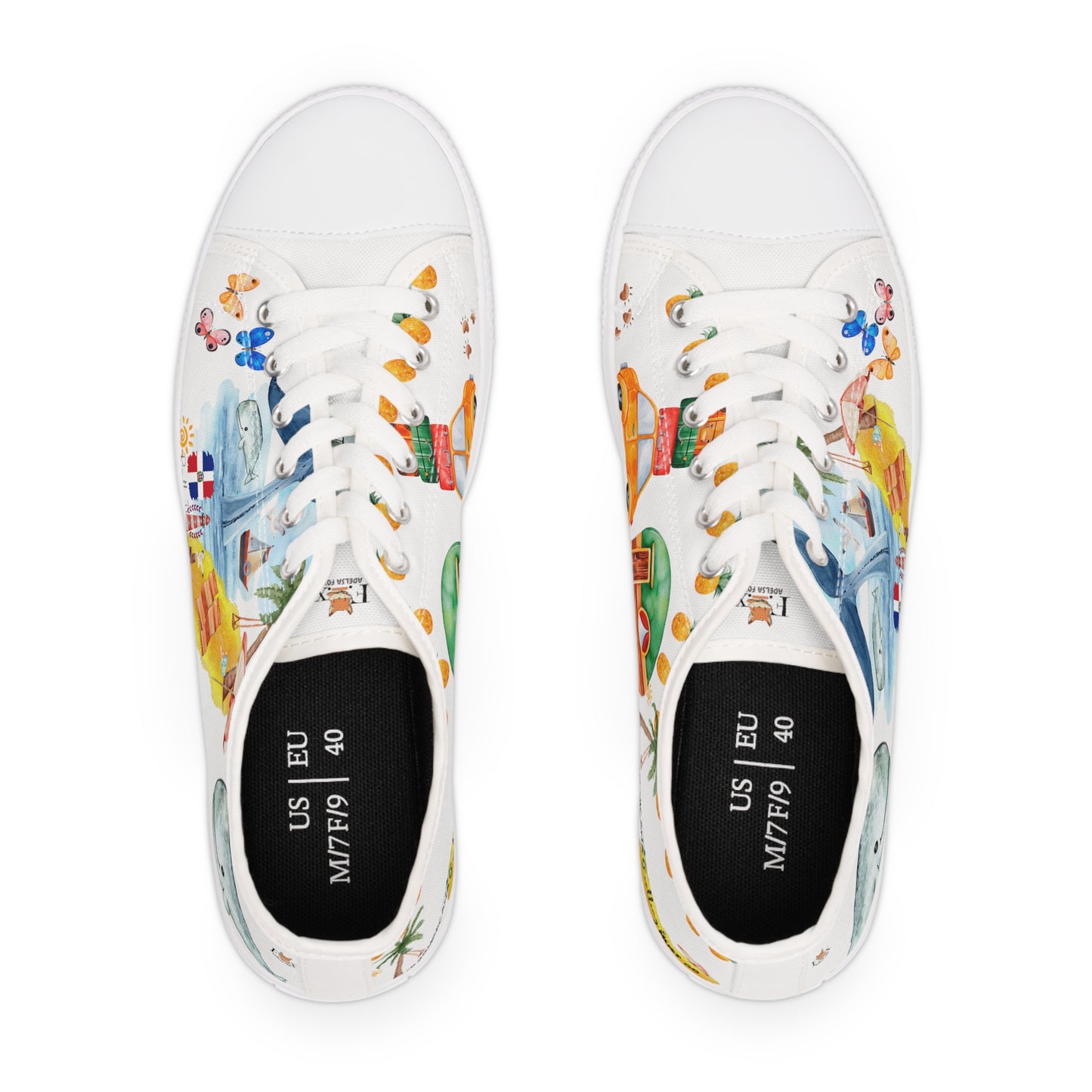 Dominican Republic is calling & i must Go- Travel Edition - White Background Sneakers