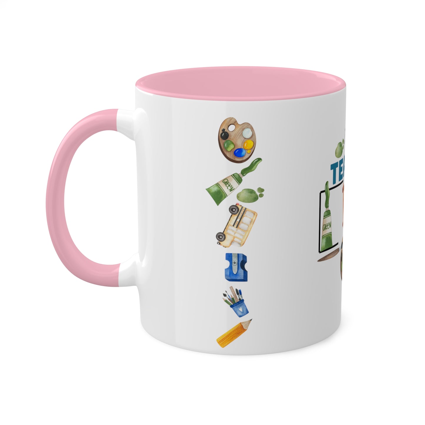 I'm The Teacher- Art man Colorful Mugs [2 colours], 11oz