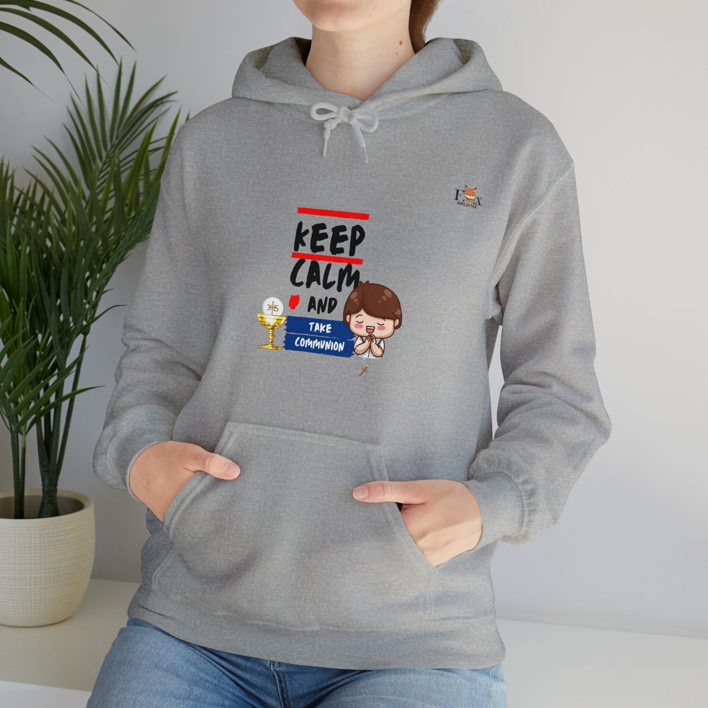 Keep Calm & take Communion- Unisex Hooded Sweatshirt