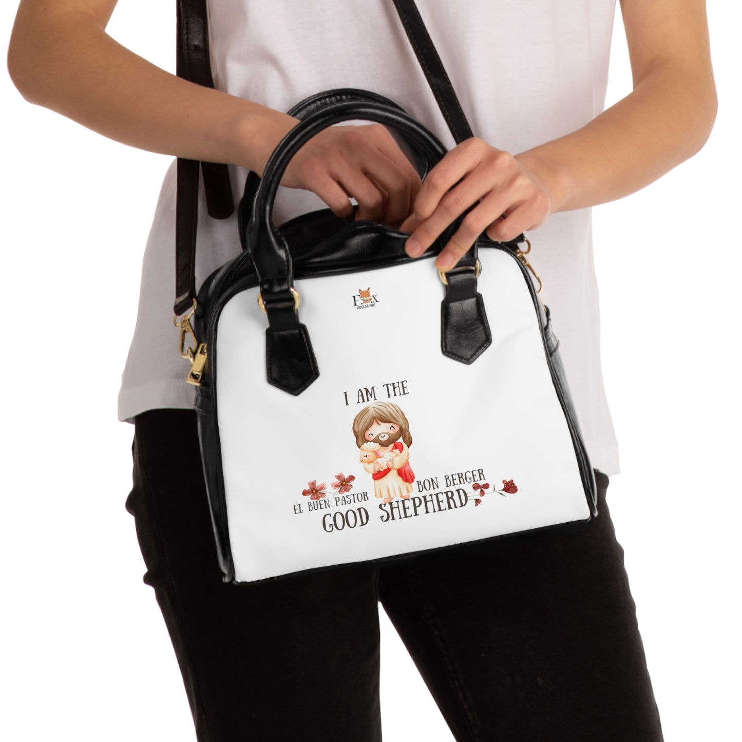 The Good Shepherd- 2 design- Shoulder Handbag