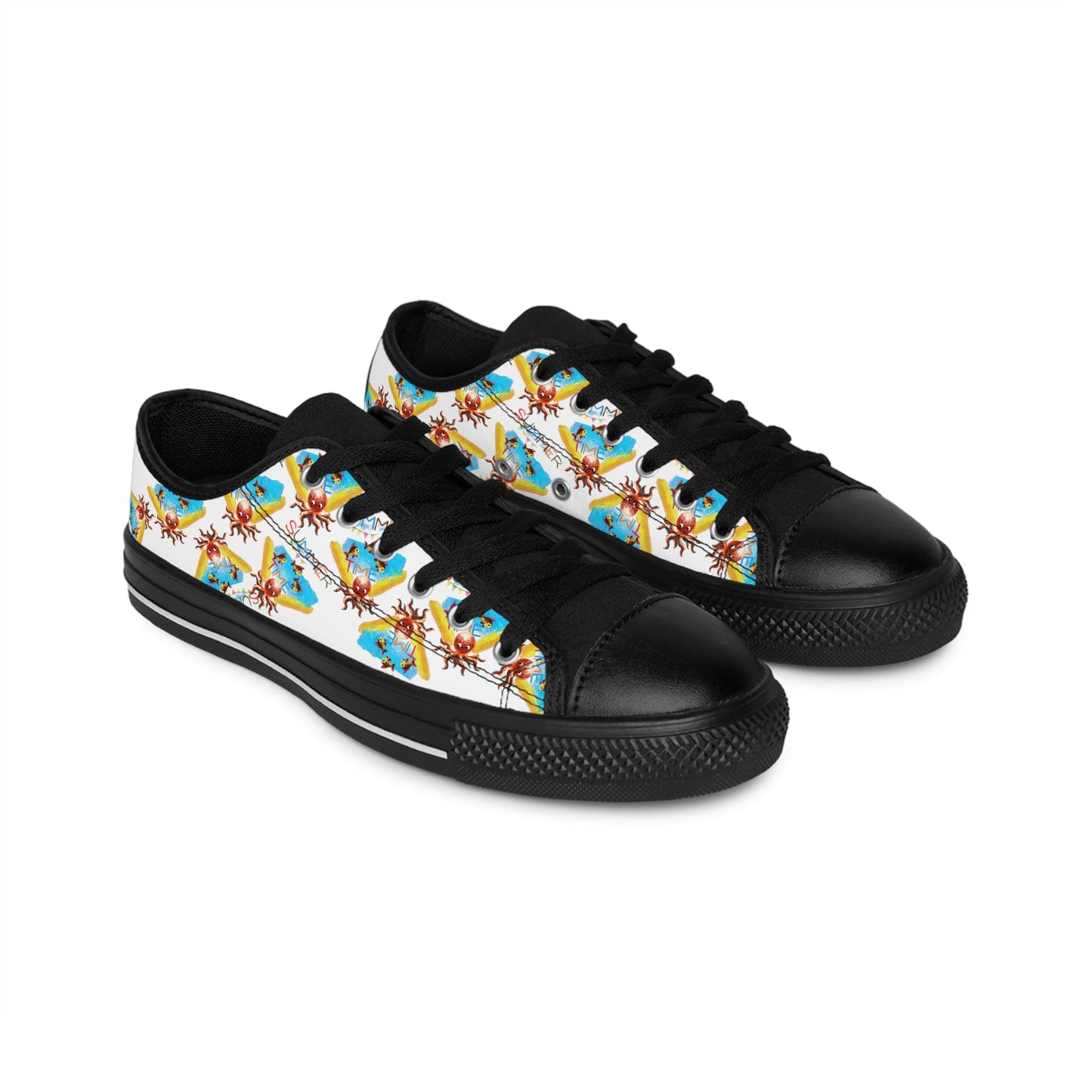 Swimming & Pulp Summer Time- NYLON Women's Sneakers