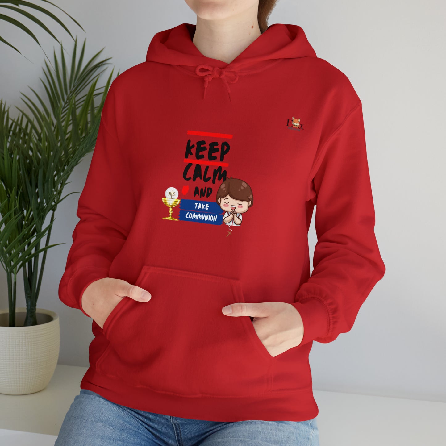 Keep Calm & take Communion- Unisex Hooded Sweatshirt