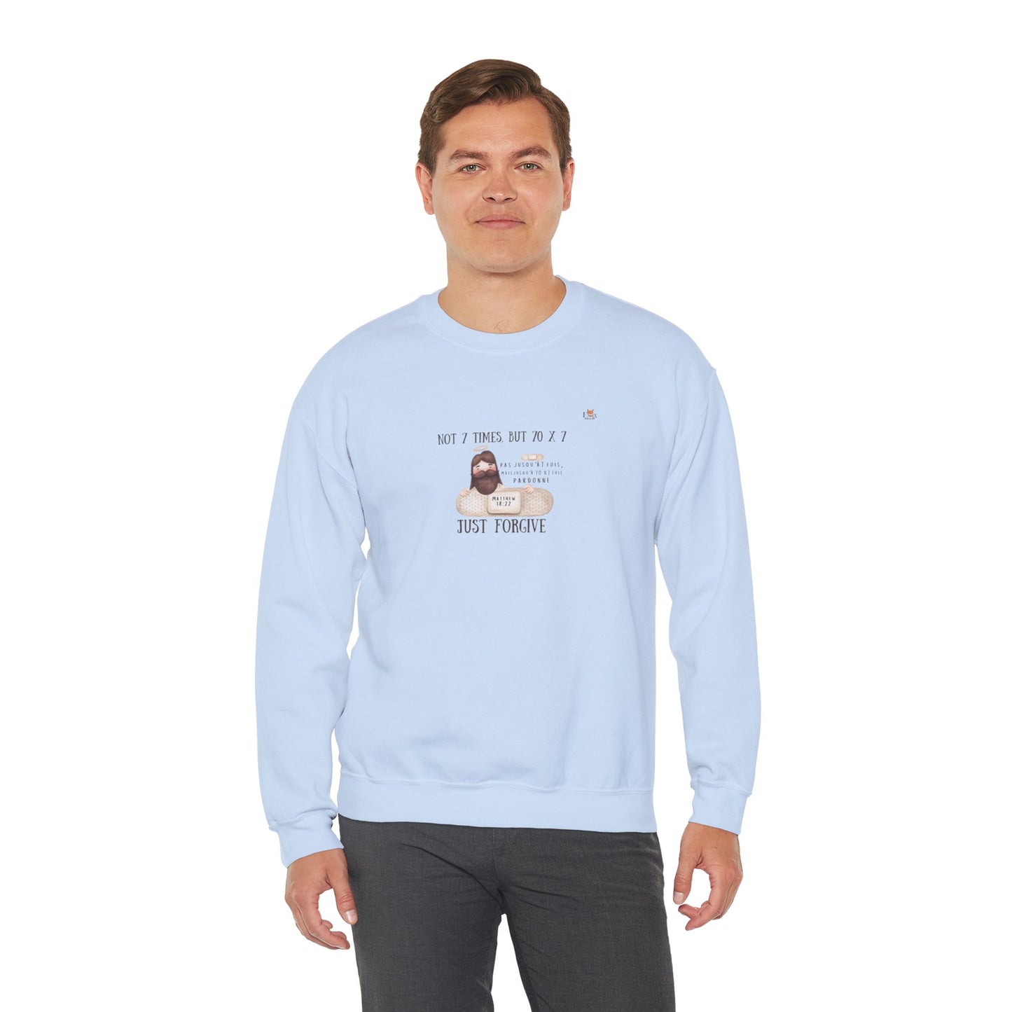 Just Forgive [Eng, French]- Unisex Crewneck Sweatshirt