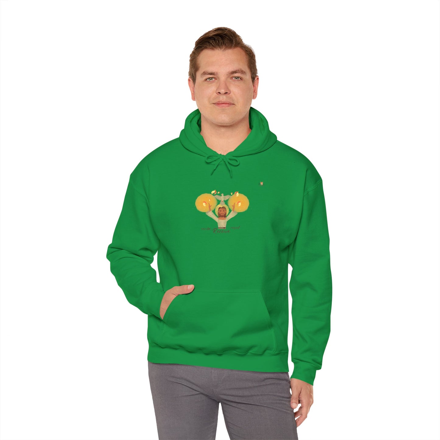 Receive the Holy Spirit [Trilingual]-Hoodie Sweatshirt