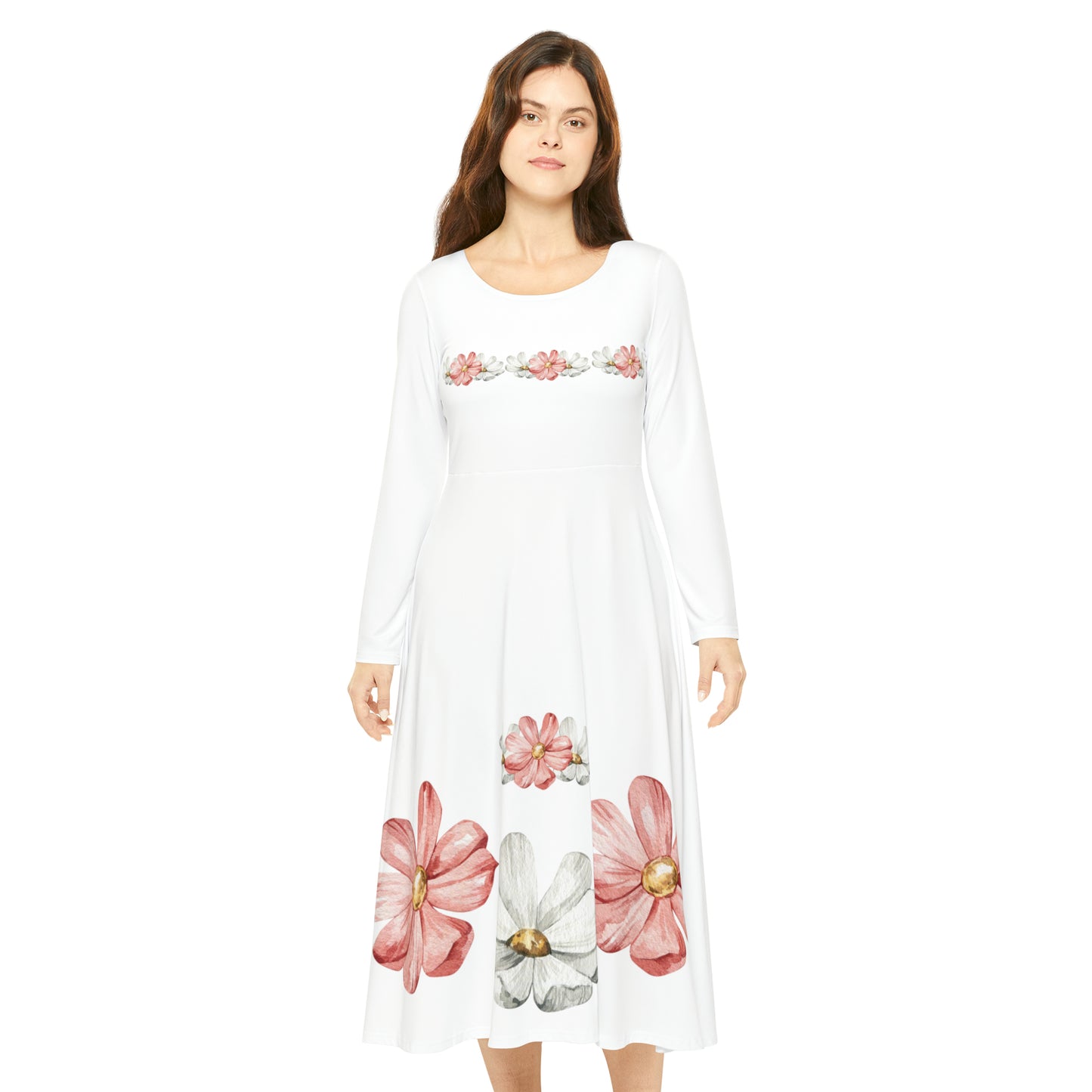 Flower in Paris -Long Sleeve Dress Collection