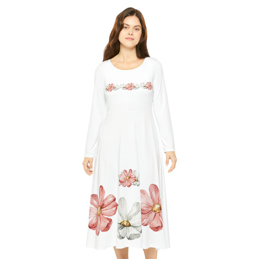 Flower in Paris -Long Sleeve Dress Collection