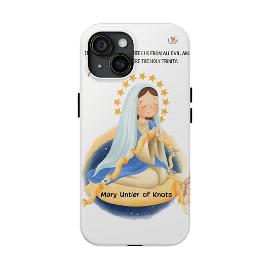 Mary Untier of knots- 25 sizes Tough Phone Cases