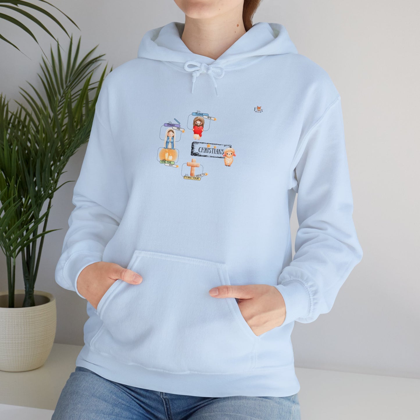 Christians Behaviours Lamb [Bilingual Eng-Fr] -Hoodie Sweatshirt