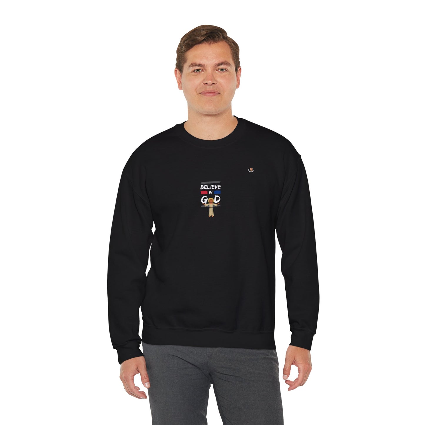 Believe In God- Unisex Crewneck Sweatshirt