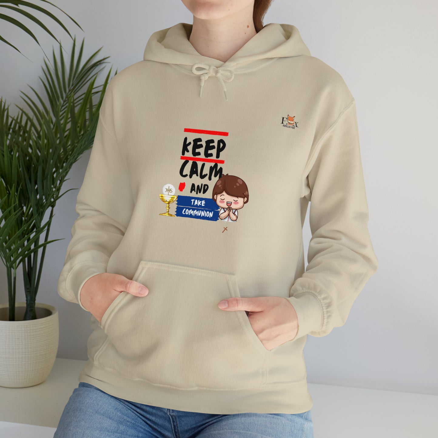 Keep Calm & take Communion- Unisex Hooded Sweatshirt